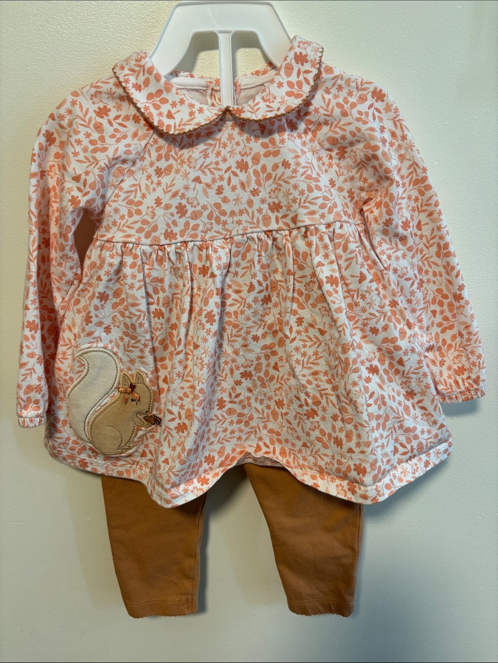 ⭐ 3 for $15 Kids Floral Tunic & Tan Legging Set - Pink Floral